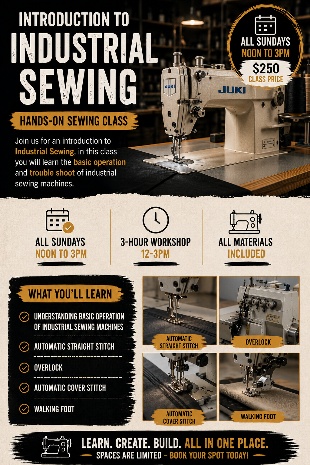 Intro to Industrial Sewing